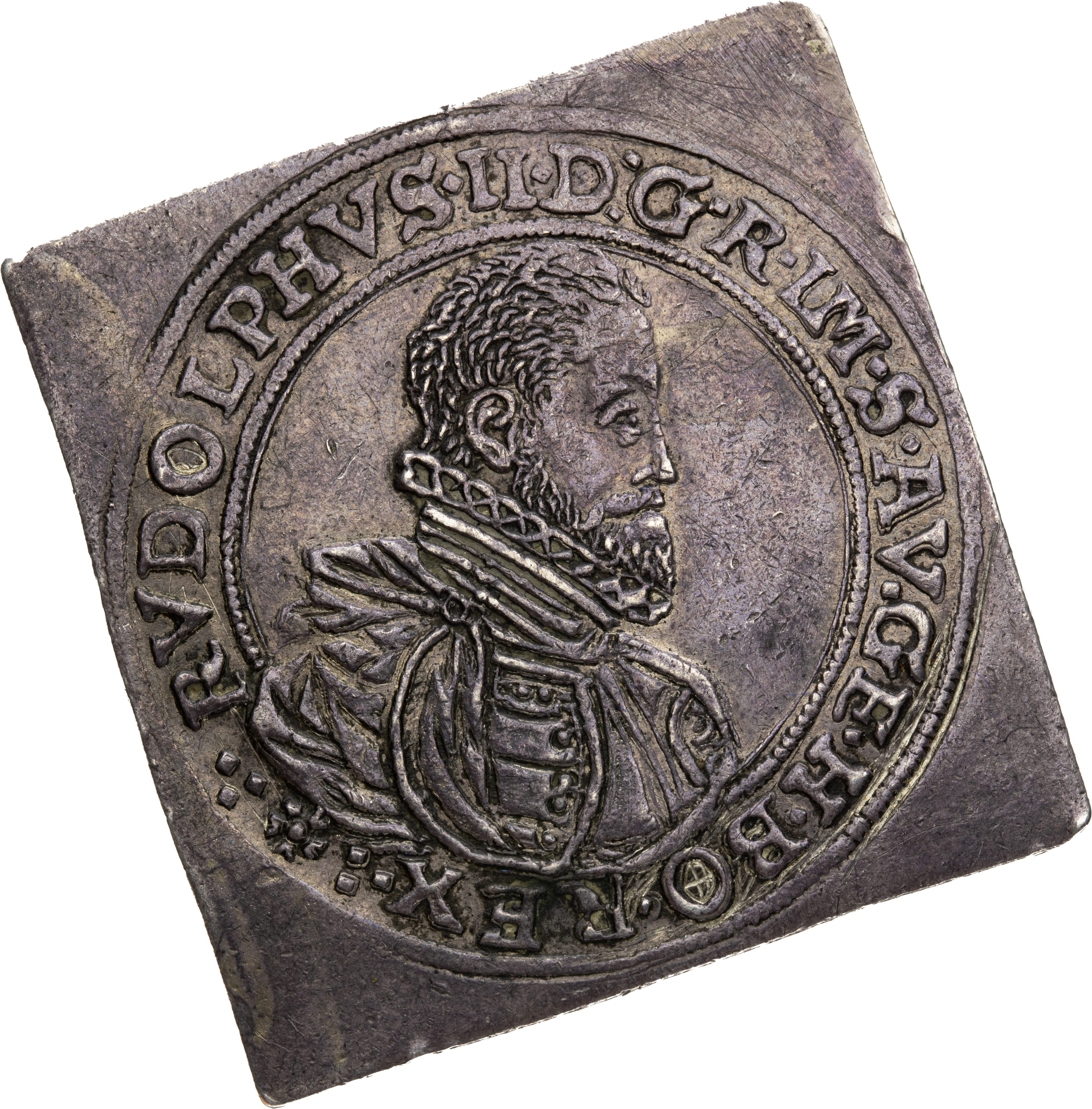 Rudolf II. (1576–1611), tolar 1583 – klipa, České Budějovice - Kryštof Schönfeldt-1